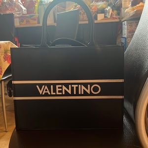Valentino By Mario Valentino Meline Leather Tote